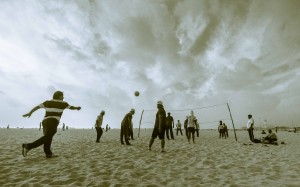LDS mutual beach volleyball